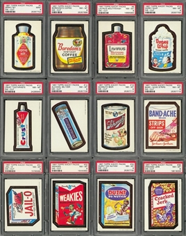 1967 Topps "Wacky Packages" Die-Cuts Complete Set (44) - #8 on the PSA Set Registry! 